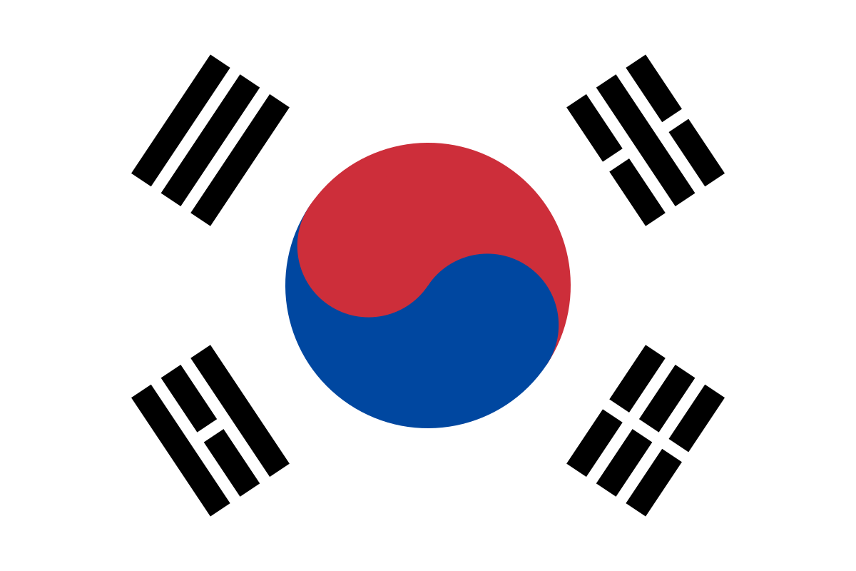 Flag of South Korea svg